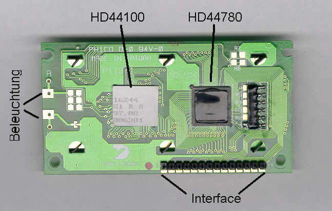 2x16-Display-Rückseite