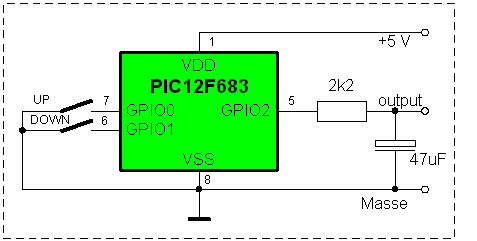 Minimalversion ohne Encoder