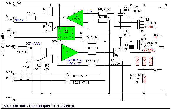 150 mAh ... 6000 mAh  Ladeadapter