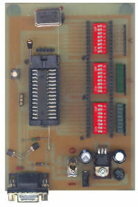 Foto der 28-Pin-Testplatine (Prototyp)